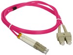 Patch cord MM OM4 LC-SC duplex 50/125 1.0m